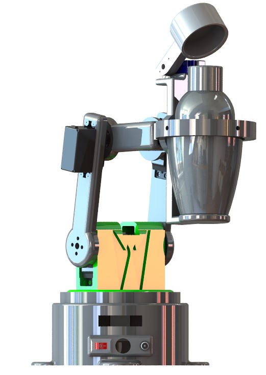 Research visual for 4-DOF Robotic Cocktail System